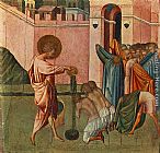 St Ansanus Baptizing by Giovanni di Paolo
